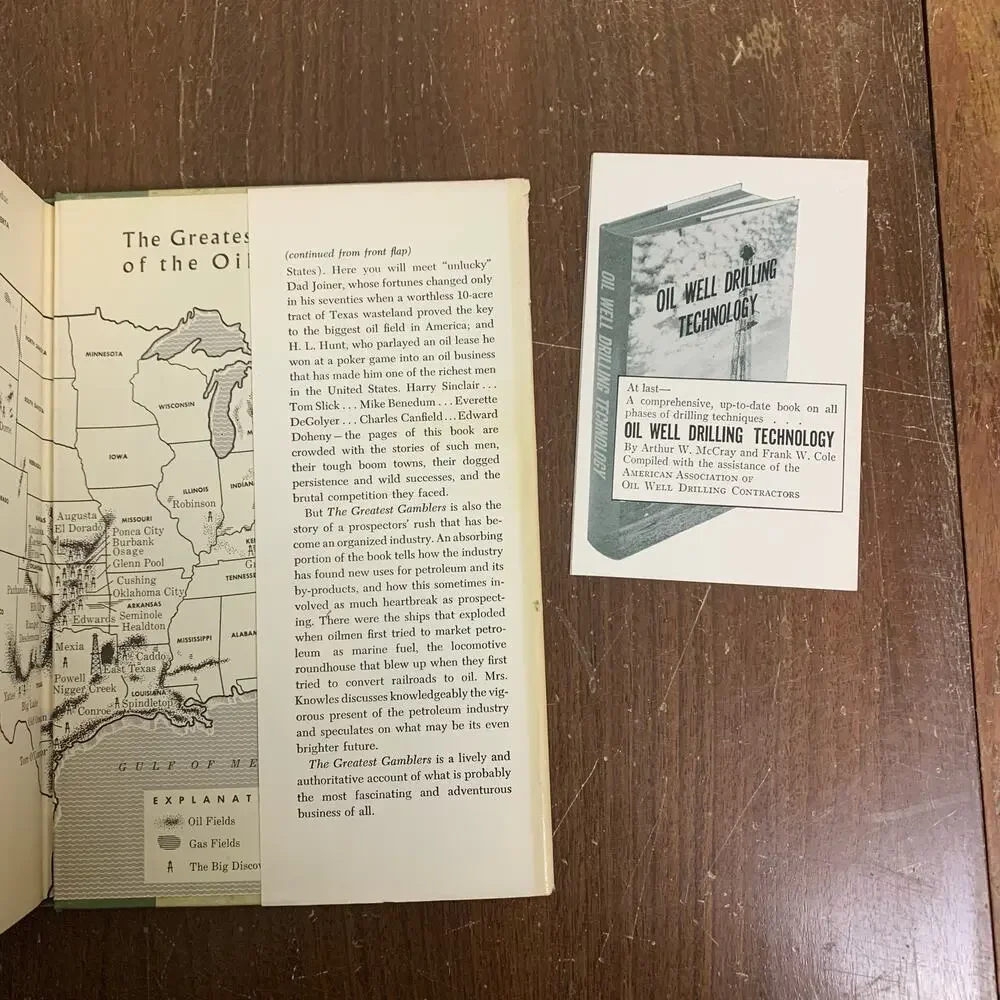 The‎ Greatest Gamblers American Oil Exploration 1959 Ruth Sheldon Knowles Signed